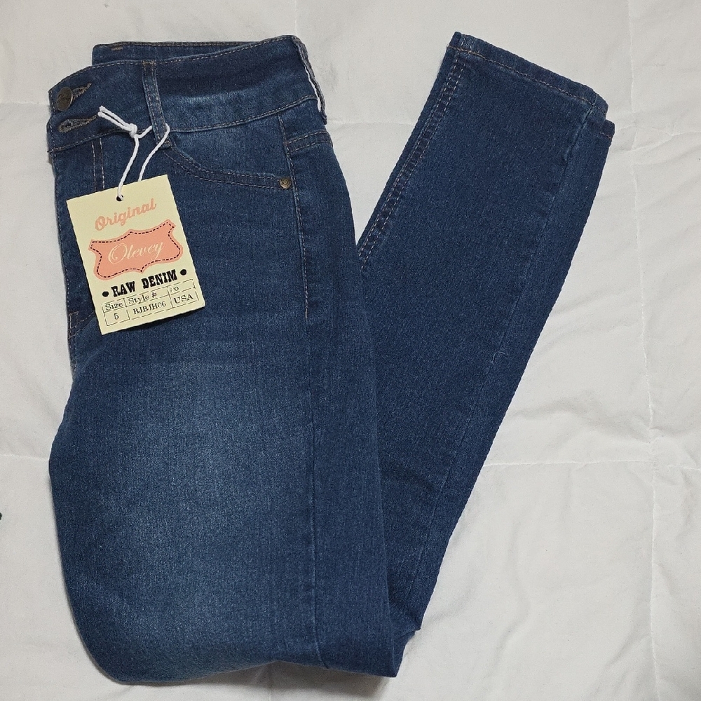 Blue Skinny Jeans with Classic Fit